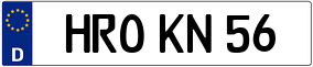 Truck License Plate